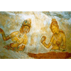 Sri Lanka themed jigsaw puzzle - Sigiriya frescoes